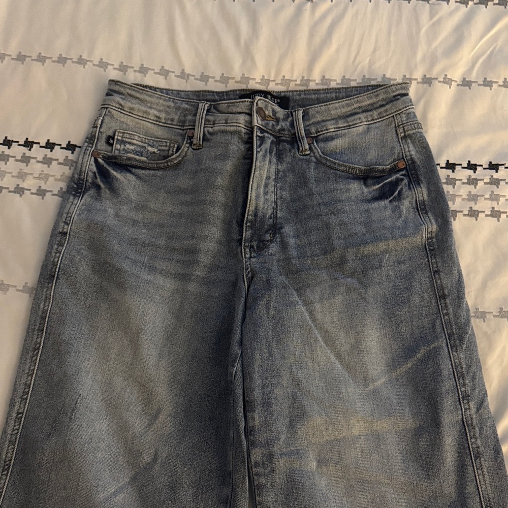 Judy Blue Women's Flare Jeans - Light Blue